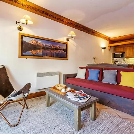 Daire Le Cristal Gm7 Mountain View, Pool, Private Sauna & Parking - Happy Chamonix